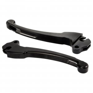 Pair of black &quot;SPORT&quot; brake and clutch levers for Vespa 50&#x2F;125&#x2F;150&#x2F;200 Special-Primavera-GT-TS-VBB-PX-Sprint 