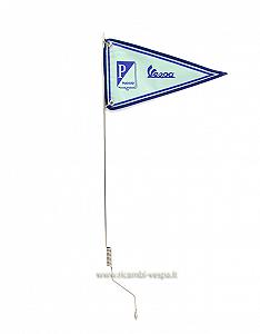 Adjustable flag pole with green flag 