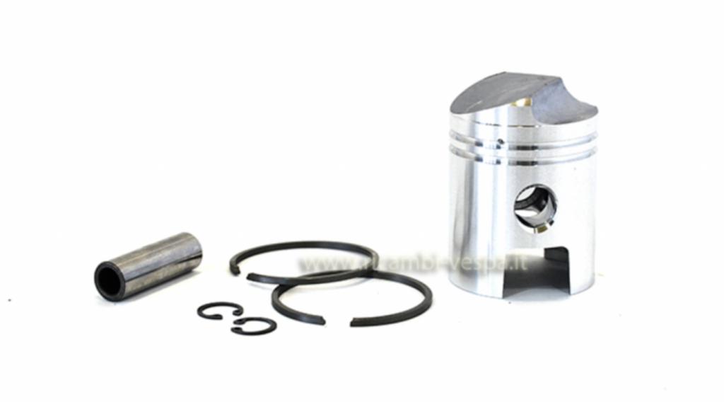 Complete piston with deflector 125cc, diameter 54 to 55.8 mm 