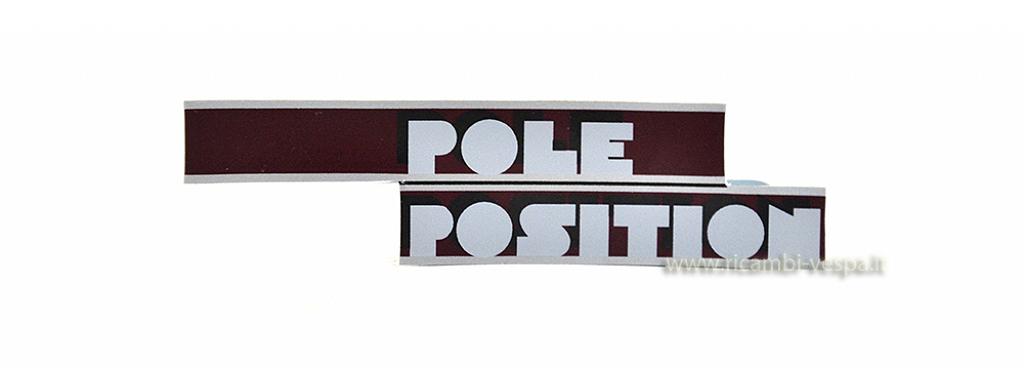 POLE POSITION sticker for top case 