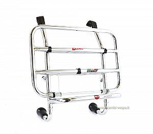Front chrome plated luggage carrier 