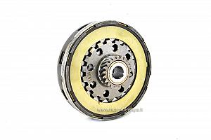 Complete assembled clutch with reinforcement ring 