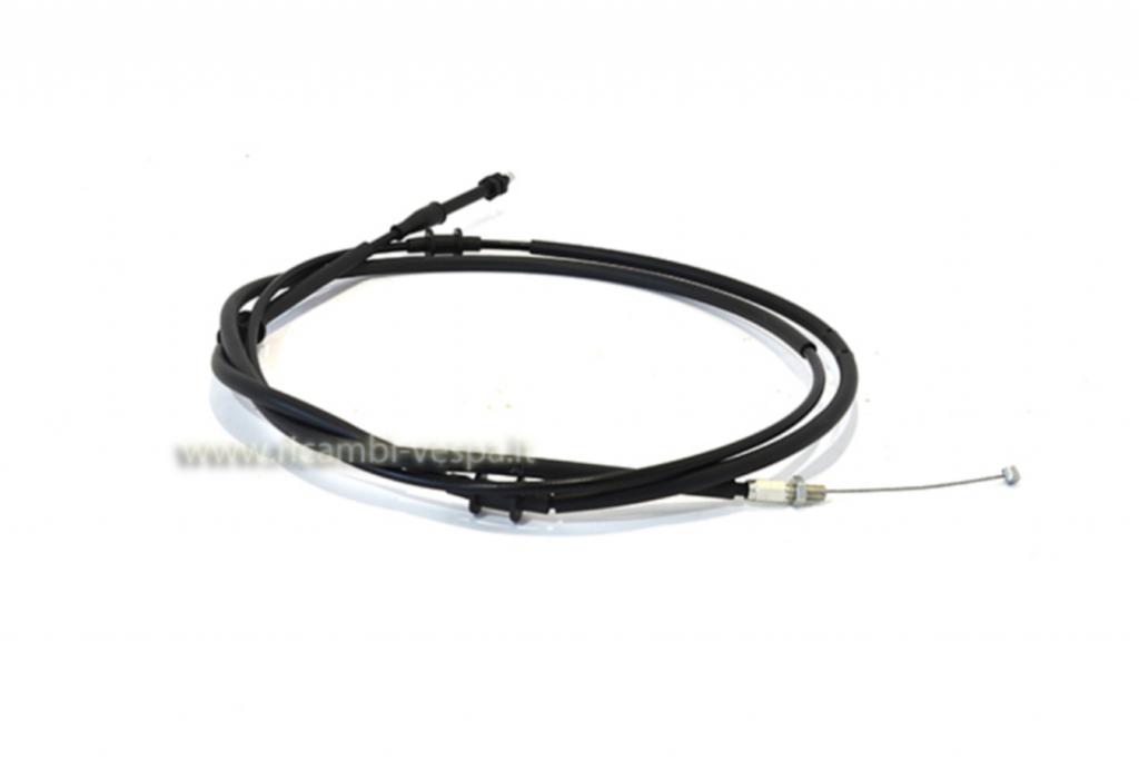 Throttle cable with sheath and wire 