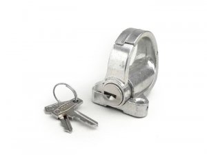 Bag holder hook with lock 