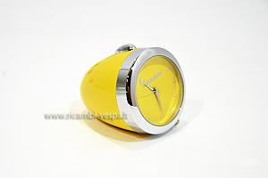 Yellow mini table clock 