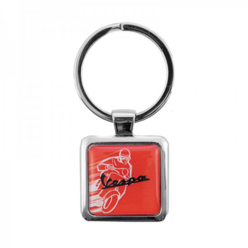 Resin Vespa keychain - Red 