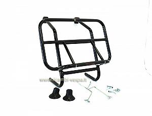 Complete luggage carrier, black painted 