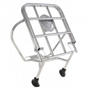 Rack with spare wheel holder 