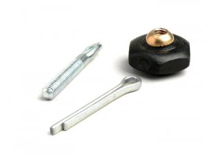 kit with nut, tie rod and cotter pin 