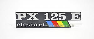 PX 125 E Elestart badge 