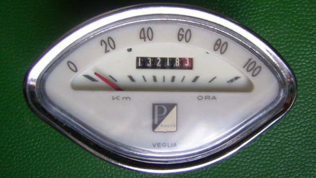 The Vespa odometer
