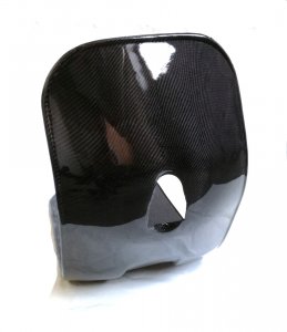 Carbon shield and footboard for Vespa 50&#x2F;90&#x2F;125 Special-NLR-Primavera-ET3 