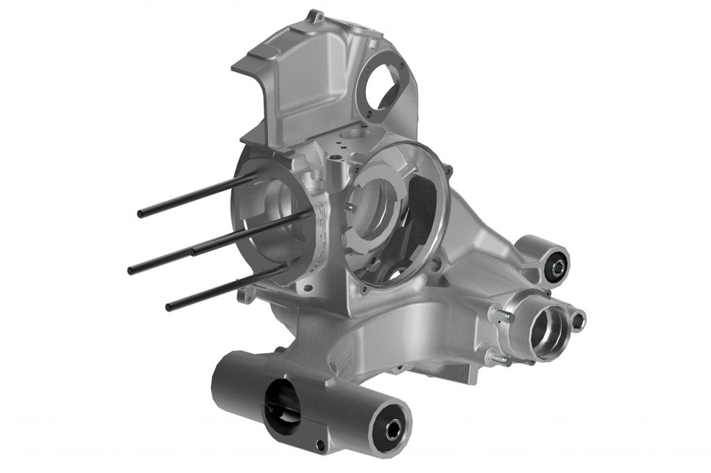 Malossi V-ONE rotating valve crankcase for Vespa 125/150 GT-TS-Sprint-GL-PX 