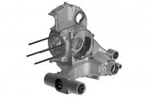 Malossi V-ONE rotating valve crankcase for Vespa 200 PX-PE 