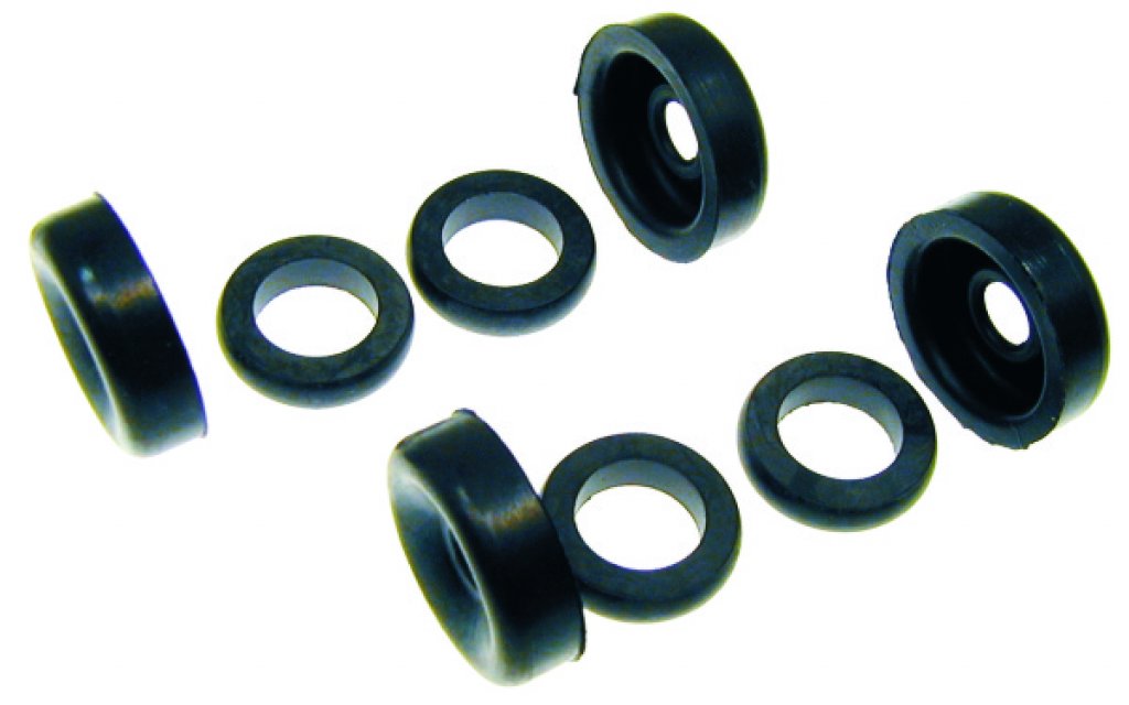 Front brake cylinder overhaul rubber series (8pcs) for Ape 420 Poker (petrol and diesel) 