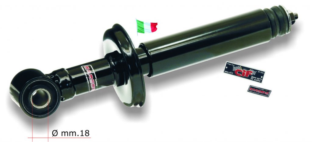 Front shock absorber for Ape 220 P2-P3 