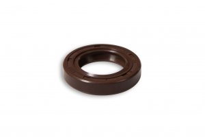 Malossi oil seal Ø 15x24x5 mm in FKM / PTFE for flywheel side crankshaft for Piaggio mopeds 