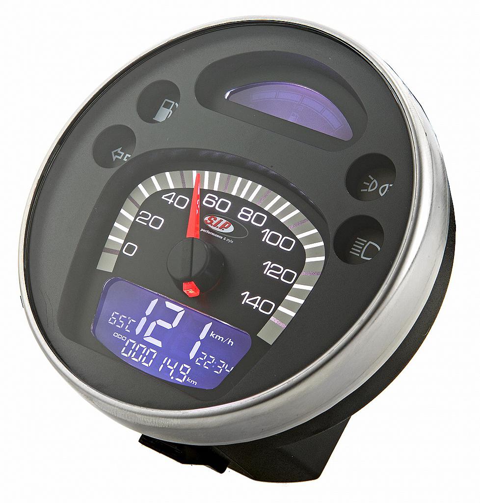 Digital speedometer and rev counter 