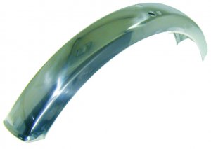 Rear mudguard in chromed metal for Piaggio Ciao PX 