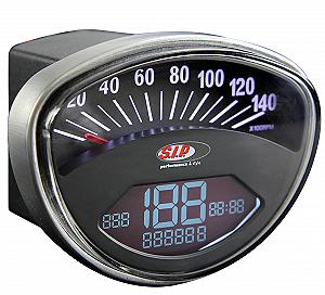 Speedometer and rev counter 