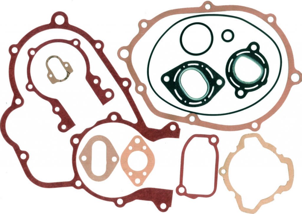 Engine gaskets kit for Ape car 220 - MP (with mixer) 