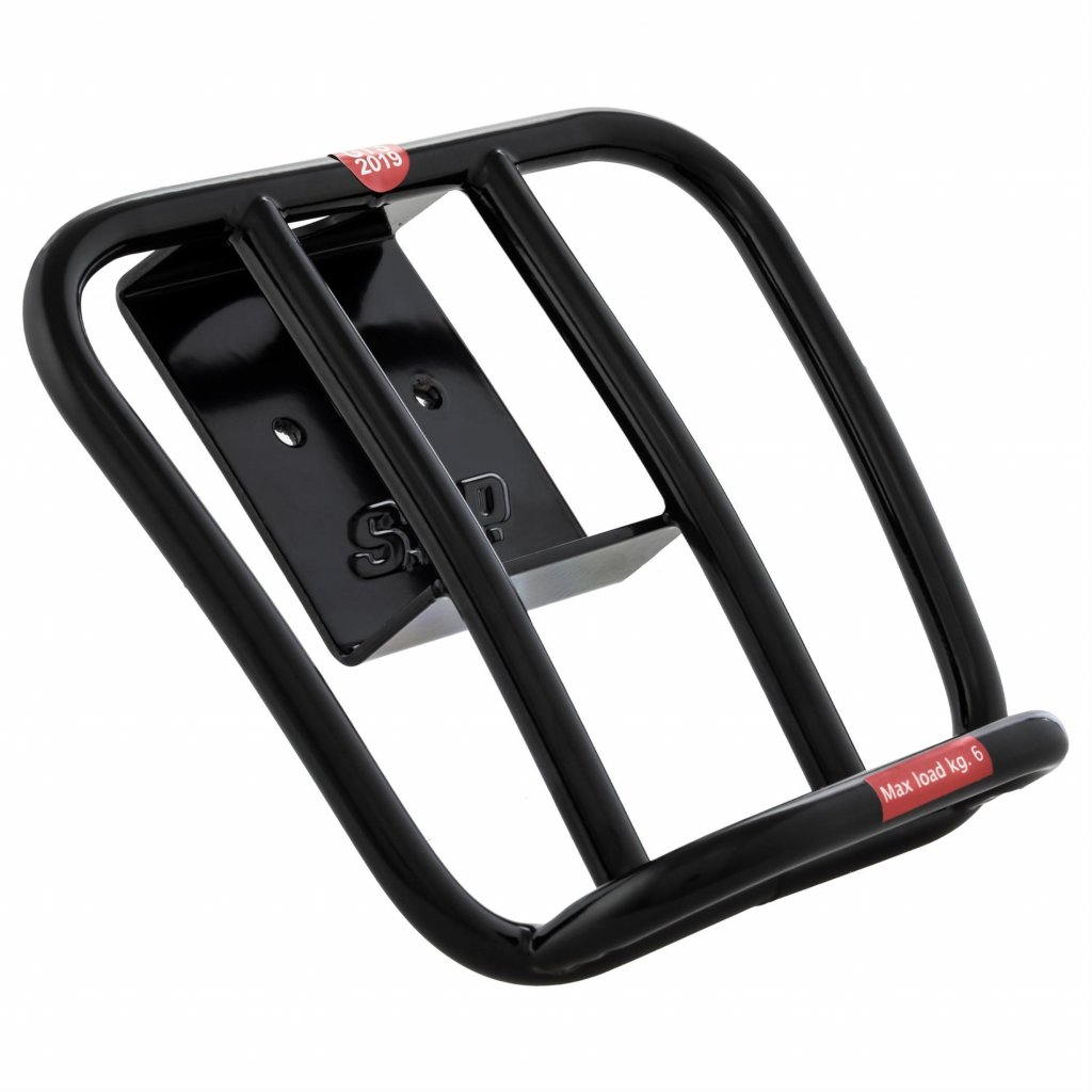SIP 70's rear luggage rack in black color for Vespa 125/300 GTS-GTS Super HPE 2019> 