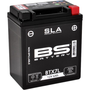 Batteria RMS 12V&#x2F;6Ah, BTX7L per Vespa Primavera&#x2F;​Sprint 50-150ccm 4T AC 