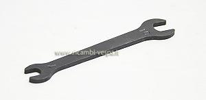 Flat double spanner 7-10 mm 