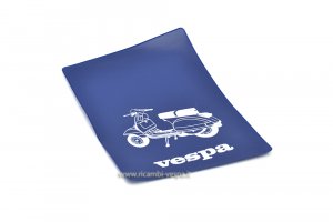 Blue document holder with screen printing for Vespa 125&#x2F;150&#x2F;200 PX-PE-Disc brake-Millenium 