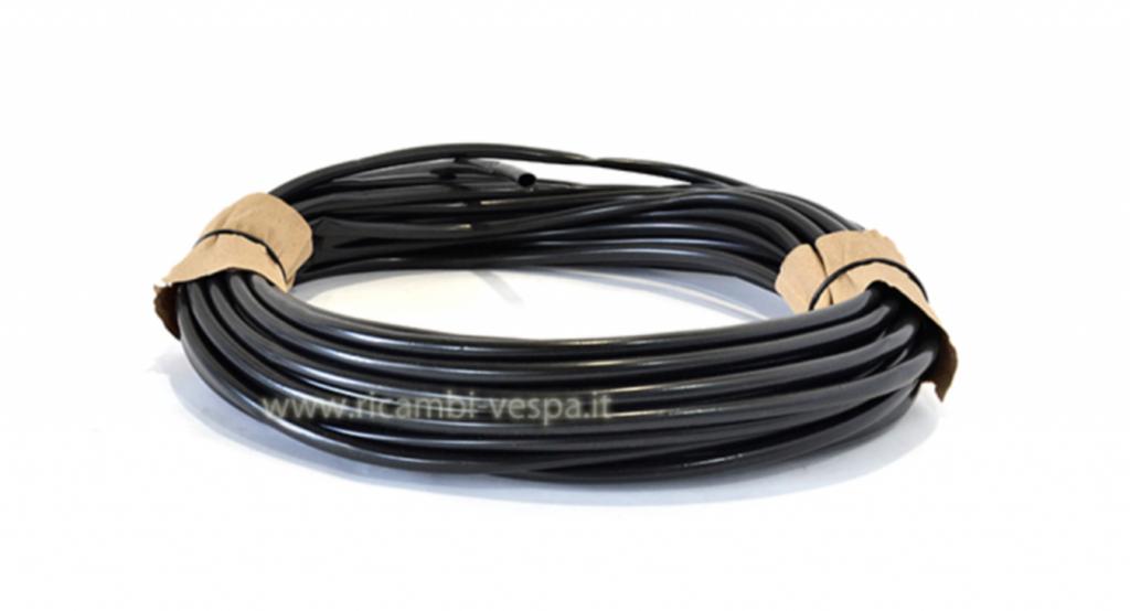 Black rubber wiring sheath ( 8 mm) 