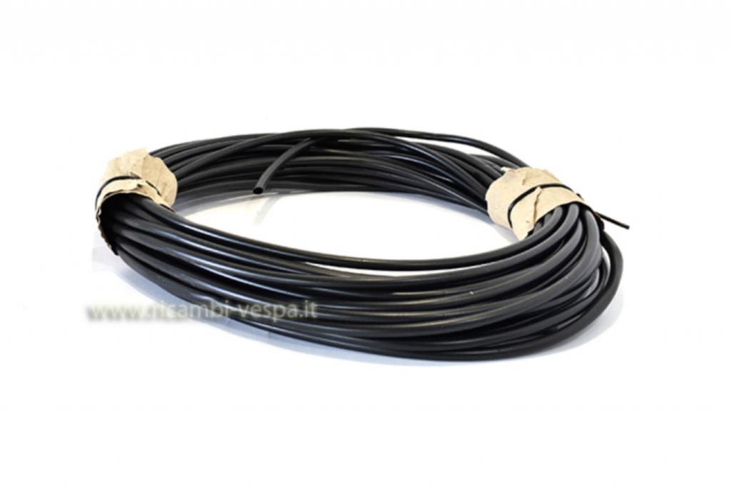 Black rubber wiring sheath ( 6 mm) 
