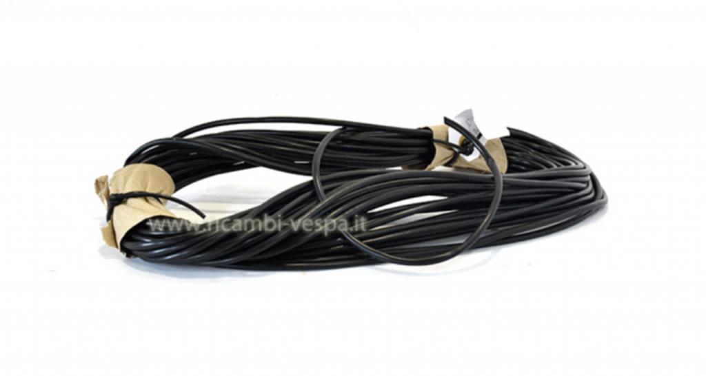 Black rubber wiring sheath (4 mm) 
