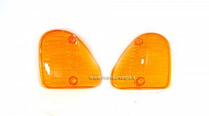 Front orange indicator lenses 