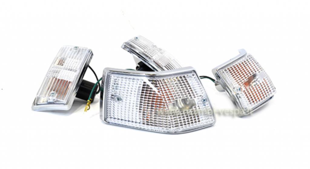 Chromium plated front and rear indicators kit 