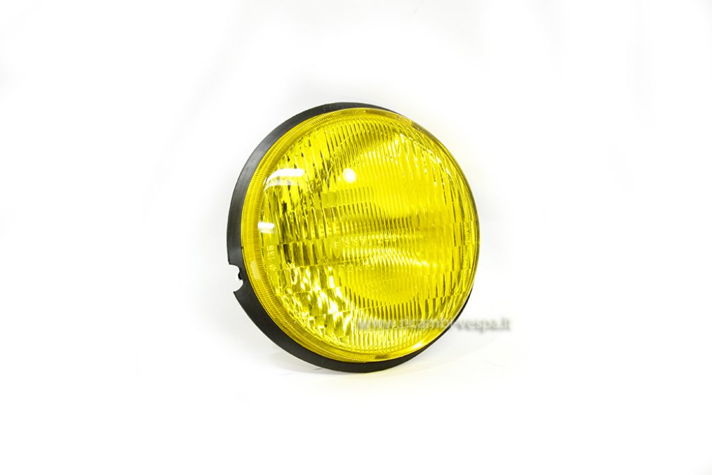 Optical group yellow glass with lamp holder for Vespa 50 PK S-XL-Rush-N 