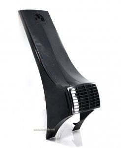Piaggio black plastic steering cover nose for Vespa 125/150 PX 2011 