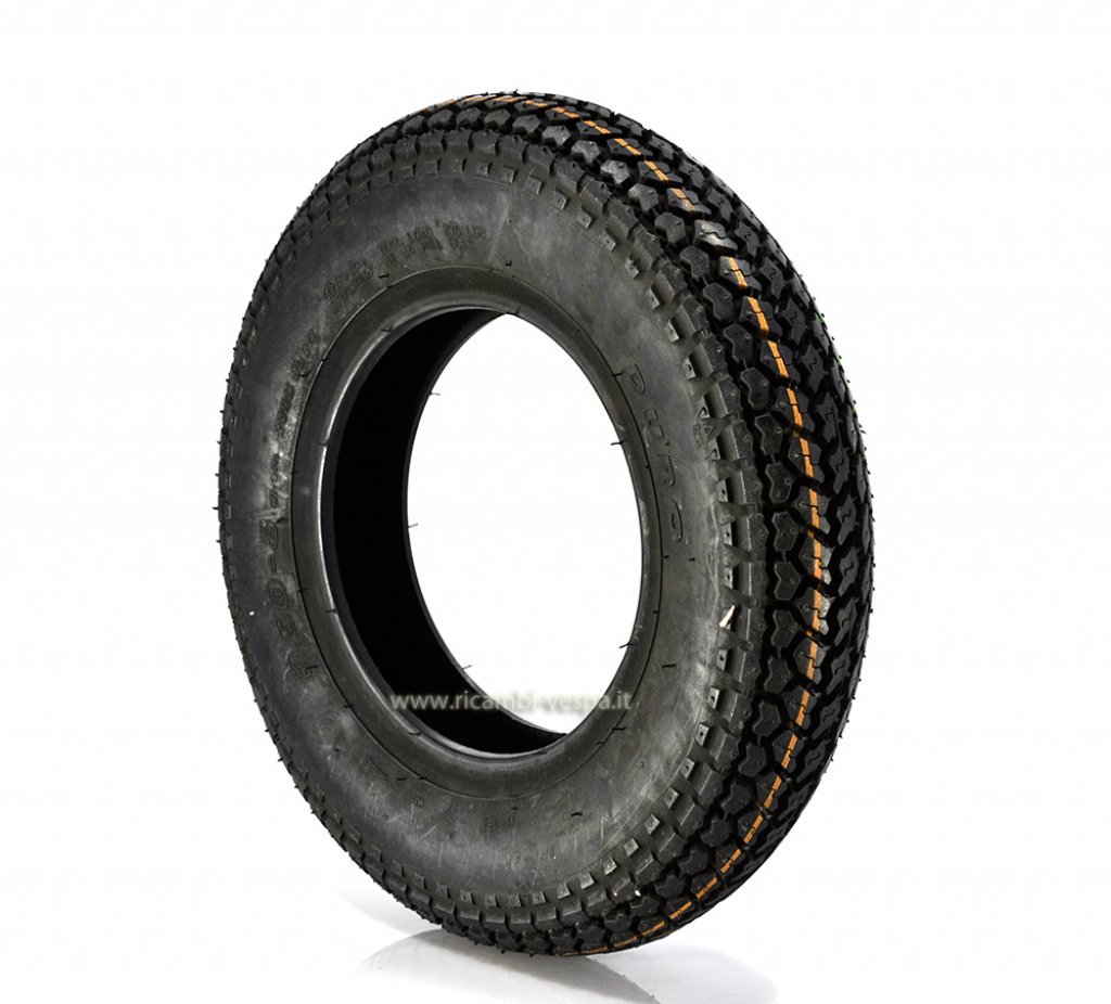 Hard tire 3.50 / 8 for Vespa 125 V30> 30T / VM1> 2T / VN1> 2T / VNB / VBB / Super / 150 VL1> 3T / VB1T / VBA / VBB1> 2T 