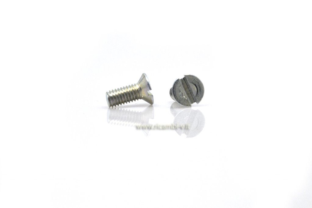 Pair of gear selector fixing screws for Vespa 98/125/150 V1> 15T-V30> 33T-VM-VN-GS-VL-VB 