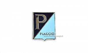 Piaggio badge in laquered metal 
