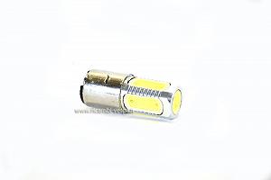 White LED bulb, double light, symmetric, 12V 480 LM (BA20D) 