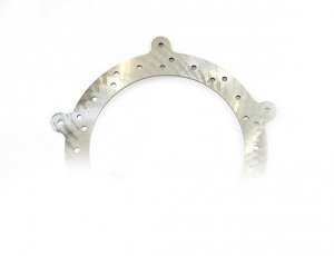 Crimaz front brake disc complete with screws and spacers for Vespa 50&#x2F;90&#x2F;125 Primavera ET3 &#x2F; PK 
