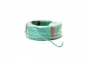 Green silicone-rubber coated electric wire for stators and other elements 