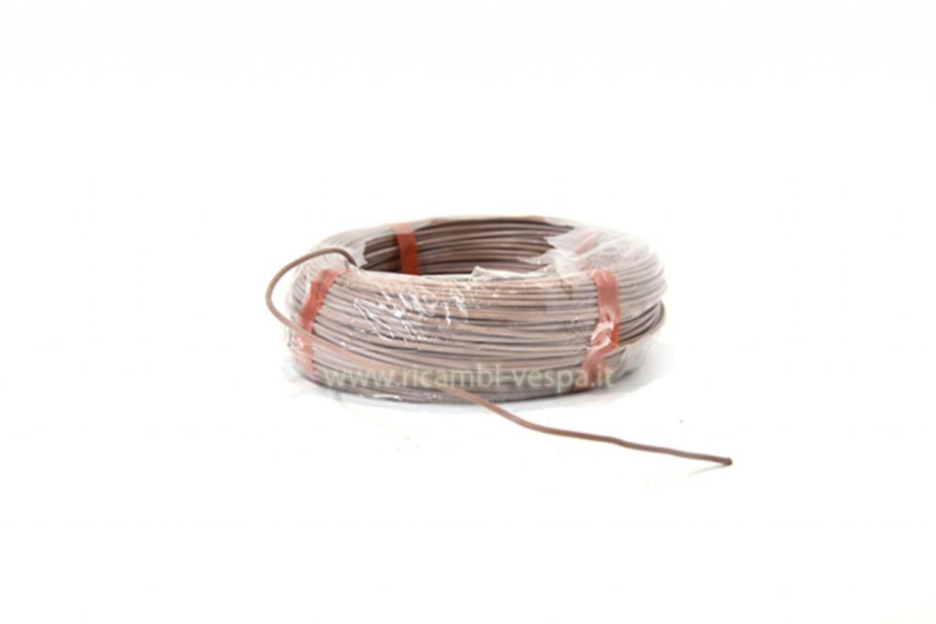 Brown silicone-rubber coated electric wire for stators and other elements 