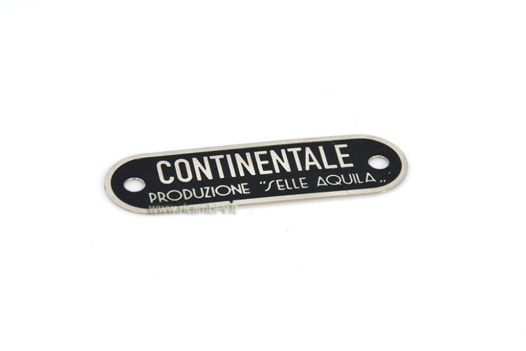 Seat cover plate "Continental production of eagle saddles" for Vespa 98 