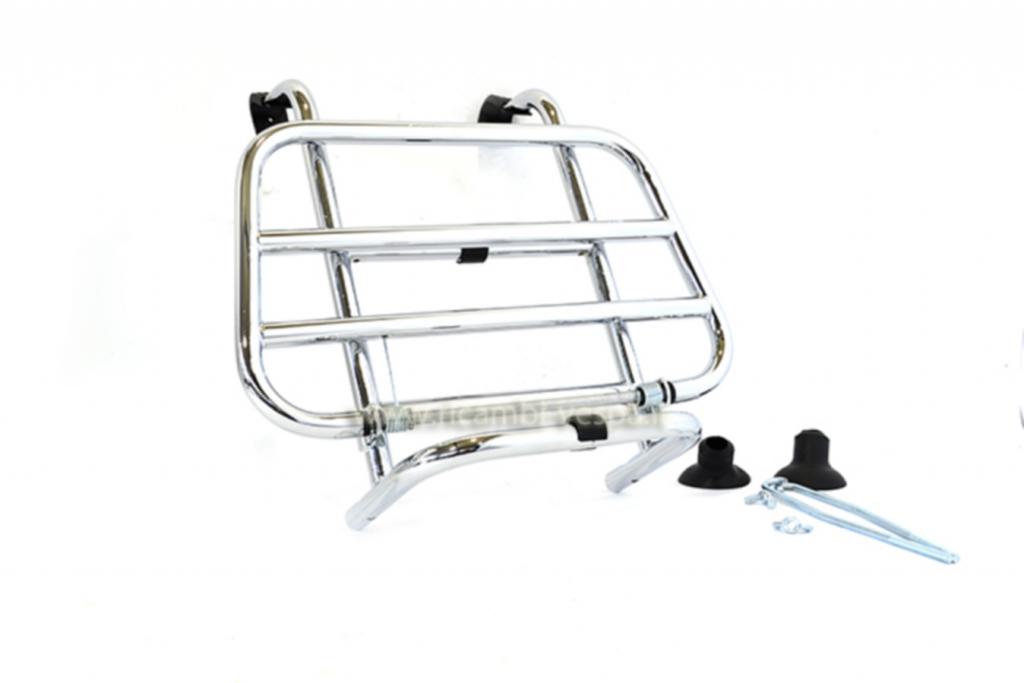 Chrome colour complete luggage carrier 
