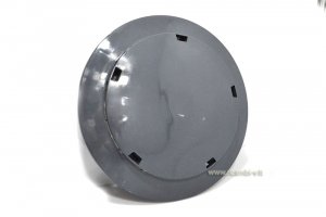 Grey plastic hub cap 