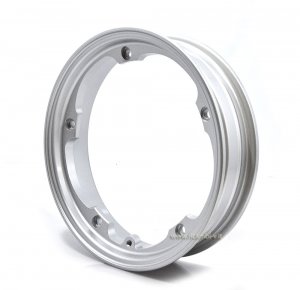 SIP tubeless aluminum rim in gray aluminum 2.10 / 10 for Vespa 50-125 / PV / ET3 / PK / S / XL / XL2 / 125 GT-TS / 150 GL / GS VS5T / Sprint / V / T4 / Rally / PX / PE / Lusso / T5 / LML Star / DLX / Deluxe 2T / 4T 