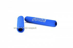 Blue sponge lever protections with Polini logo 