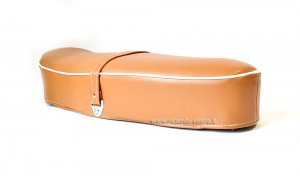 Complete brown seat for Vespa 50 Special &#x2F; NLR &#x2F; Primavera &#x2F; ET3 