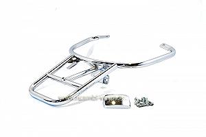 Chromium plated luggage carrier 